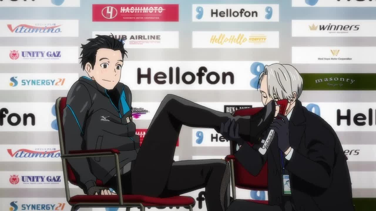 Юри на льду — s01e08 — Yuri vs. Yuri. The Horror!! Rostelecom Cup, Short Program