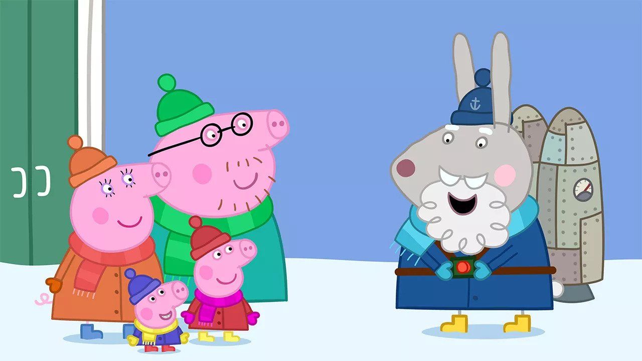 <b>Свинка</b> <b>Пеппа</b> - s06e37 - Grampy Rabbit&apos;s Jetpack.