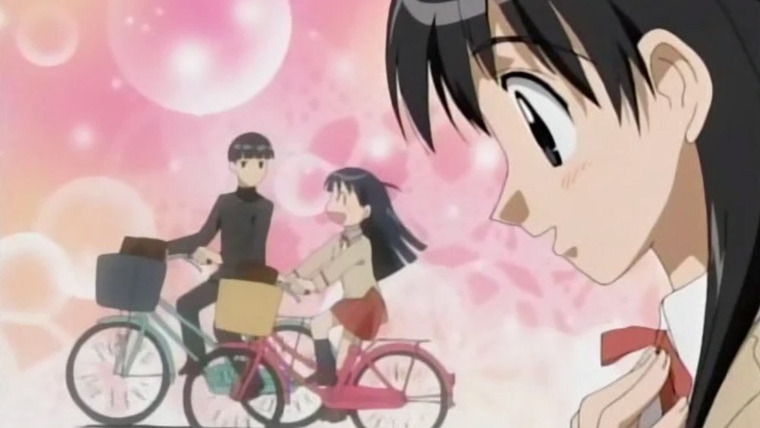 Школьный переполох — s01e01 — Pounding Heart at a New School Term! Struggle with a Love Letter! Zooming on Bicycles!