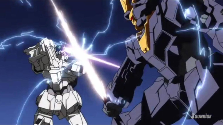 Mobile Suit Gundam Unicorn RE:0096 — s01e14 — Clash of The Two Unicorns