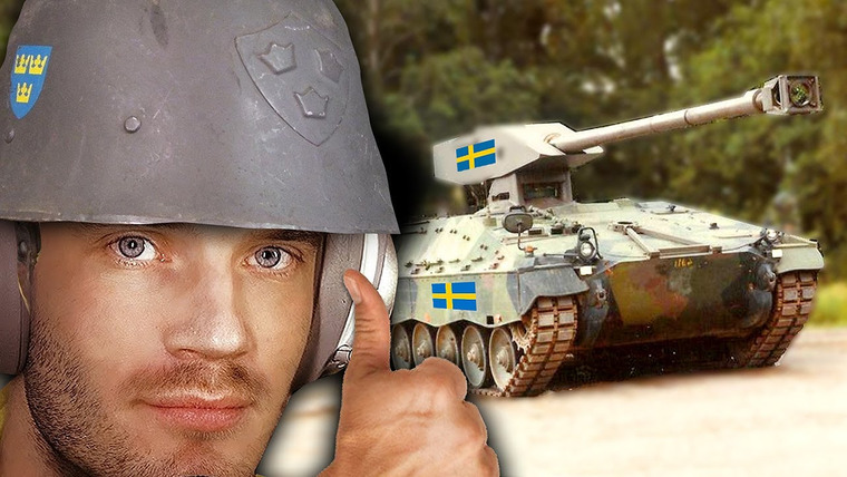 PewDiePie — s10e352 — World of Tanks — Sweden FINALLY invades the WORLD!