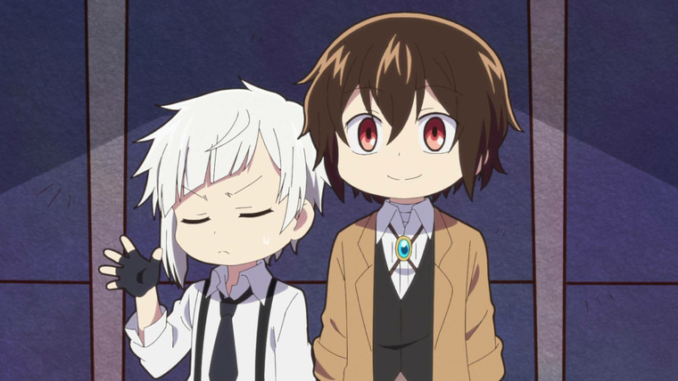 Великий из бродячих псов: Шутка — s01e08 — Hang in There, Higuchi-san! / And the Tracks Go On and On / Operation Body Double Nom Nom