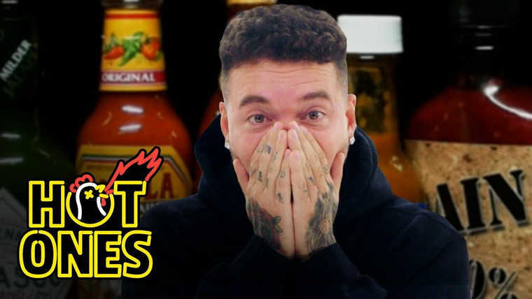 Hot Ones — s14e09 — J Balvin Meets the Devil While Eating Spicy Wings