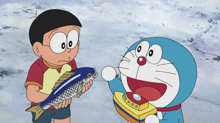 Дораэмон — s10e19 — This Fish Transformed into a Boat! / The Indiscriminate Fad-Causing Virus