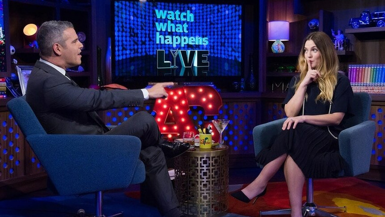 Watch What Happens Live — s12e186 — Drew Barrymore