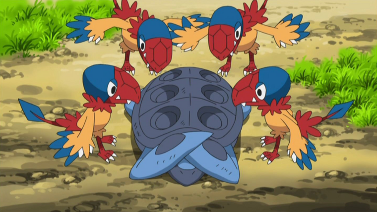 Pocket Monsters — s06e77 — The Fierce Fighting at Spiral Mountain! Abagoura's Miracle!! Part 1