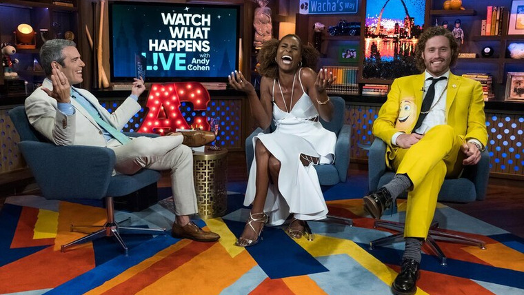 Watch What Happens Live — s14e120 — Issa Rae & T.J. Miller