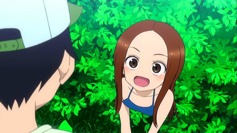 Karakai Jouzu no Takagi-san — s01e06 — Tandem Riding / First Day of Summer Vacation / Test of Courage / Summer Science Project / Water Tap