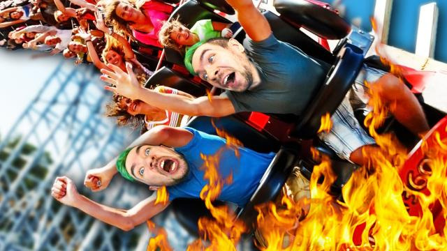 Jacksepticeye — s05e355 — PLAYING WITH FIRE | Planet Coaster #5