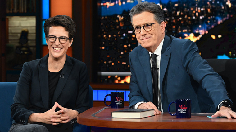 The Late Show with Stephen Colbert — s2023e73 — Rachel Maddow, Gracie Abrams