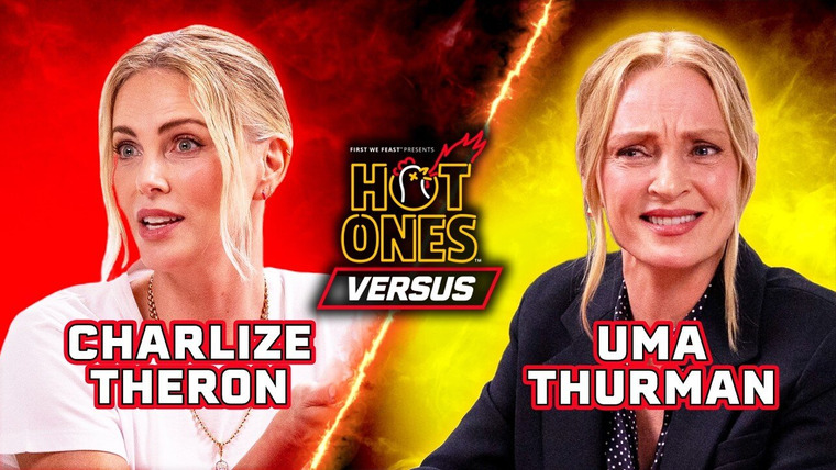 Hot Ones Versus — s2025e18 — Charlize Theron vs. Uma Thurman