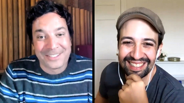 Ночное шоу с Джимми Фэллоном — s2020e109 — At Home Edition: Lin-Manuel Miranda, Kenya Barris, Michael Stipe & Big Red Machine