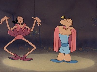 Морячок Папай — s1945e02 — Tops in the Big Top