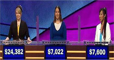 Jeopardy! — s2020e100 — John Focht Vs. Alejandra Oliva Vs. Lance St Laurent, show # 8270.