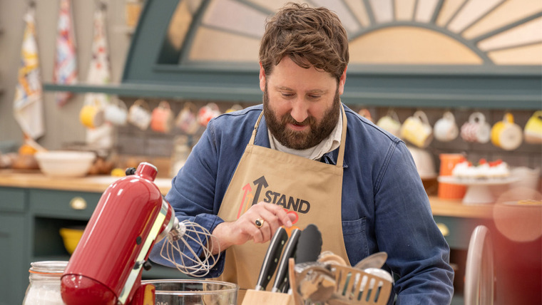The Great Celebrity Bake Off for Stand Up to Cancer — s08e05 — Jim Howick, Gloria Hunniford, Ellie Goldstein, Jamali Maddix