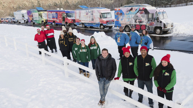 The Great Food Truck Race — s11e01 — Holiday Hustle: Blizzard Brawl
