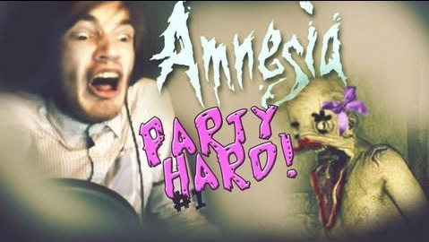 PewDiePie — s03e265 — PARTY HARD! - Amnesia: Custom Story - Gary Dark Secrets - Part 1
