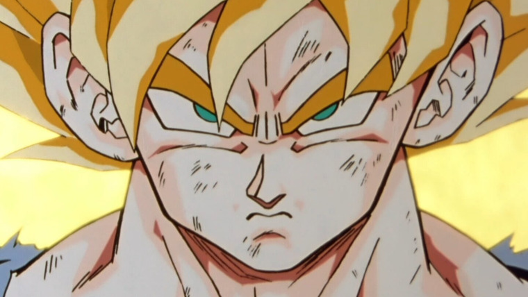 Драконий жемчуг Кай — s01e47 — Awaken, Legendary Warrior... Son Goku, the Super Saiyan!