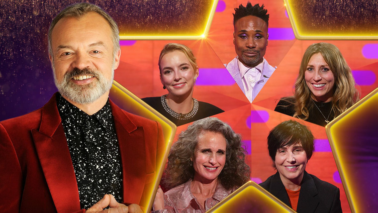 The Graham Norton Show — s29e03 — Jodie Comer, Andie MacDowell, Billy Porter, Daisy Haggard, Texas