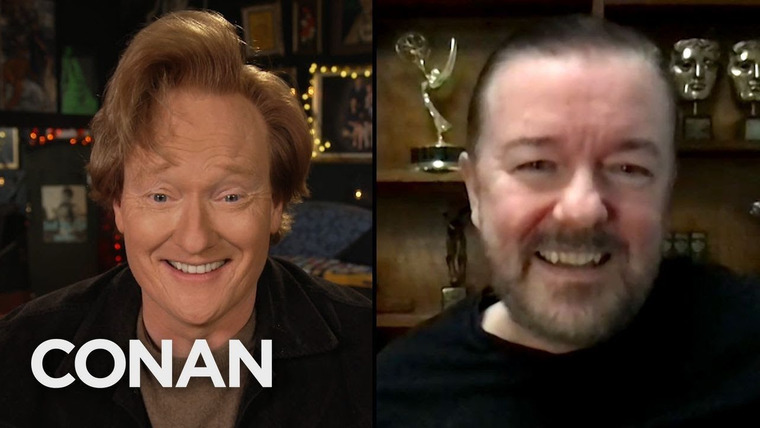 Conan — s2020e107 — Ricky Gervais