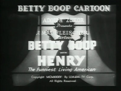 Betty Boop — s1935e11 — The Funniest Living American