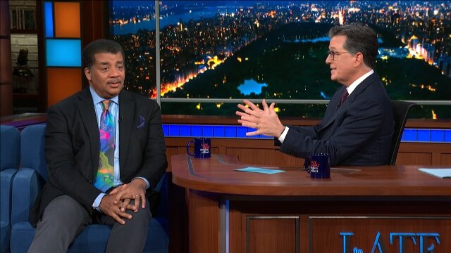 The Late Show with Stephen Colbert — s2023e55 — Neil deGrasse Tyson, Louis Cato