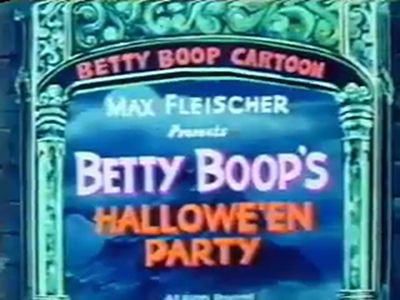 Бетти Буп — s1933e14 — Betty Boop's Hallowe'en Party