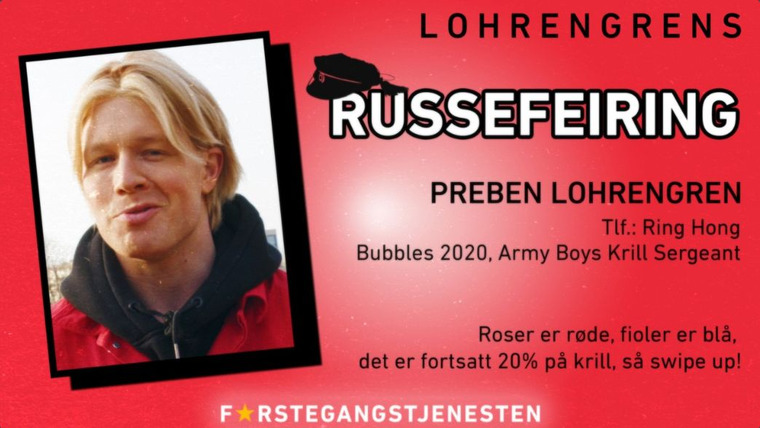 Førstegangstjenesten — s01 special-2 — Lohrengrens russefeiring