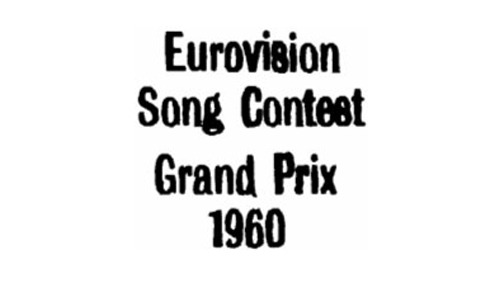 Eurovision Song Contest — s05e01 — Eurovision Song Contest 1960