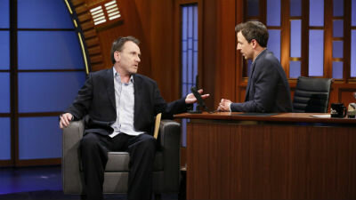 Late Night with Seth Meyers — s2014e35 — Anthony Bourdain, Colin Quinn, Paramore