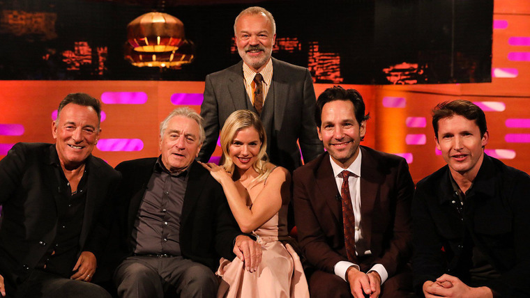 The Graham Norton Show — s26e03 — Bruce Springsteen, Robert De Niro, Sienna Miller, Paul Rudd, James Blunt