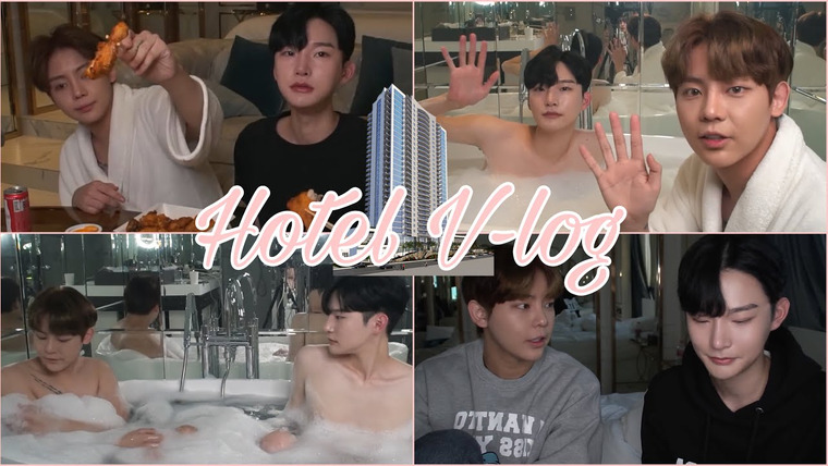 Bosungjun — s2020e02 — ❤️ Hotel Vlog bf ❤️ hotel date with a friend(BF) 💕 bubble bath💕