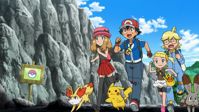 Pokémon the Series — s17e40 — Foggy Pokemon Orienteering!