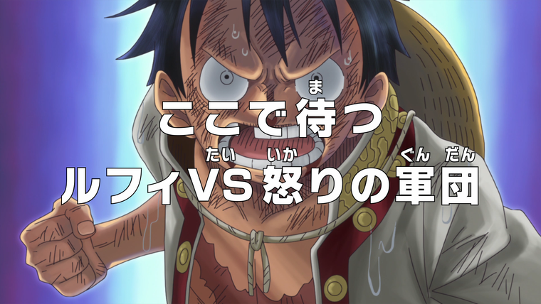 Ван-Пис — s19e811 — I'll Wait Here — Luffy vs. the Enraged Army