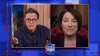 The Late Show with Stephen Colbert — s2021e03 — Amy Klobuchar, Adam Kinzinger, Jamila Woods (Live Show)