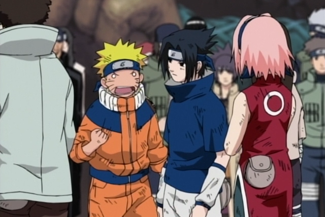Naruto — s02e03 — Those Who Pass Cut Down to Half!? It's an Unexpected Fight!!