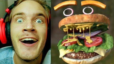 ПьюДиПай — s05e361 — FaceRig - What If You Were A Hamburger? - Part 1