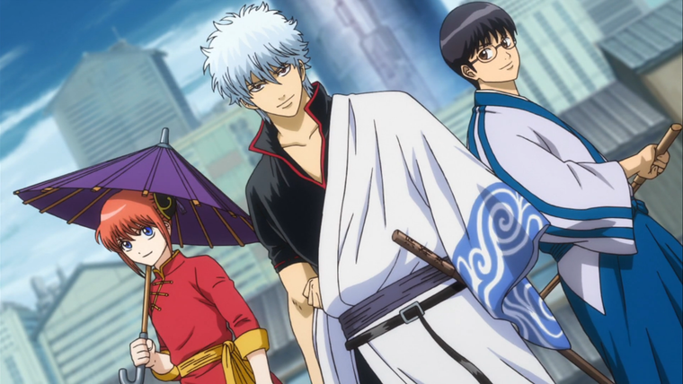 Gintama — s09e14 — (Silver Soul Arc)  Try As You Might to Make a Natural Perm Go Away, It Will Always Return