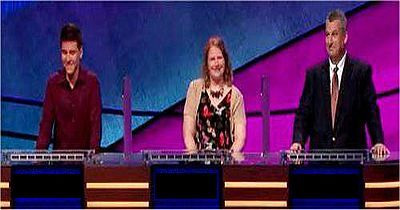 Jeopardy! — s2019e108 — Travis Gaylord Vs. Paige Hermansen Vs. Justin Joseph, Show # 8088.