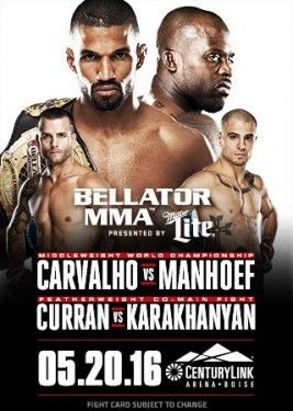 Bellator MMA Live — s13e08 — Bellator 155: Carvalho vs. Manhoef