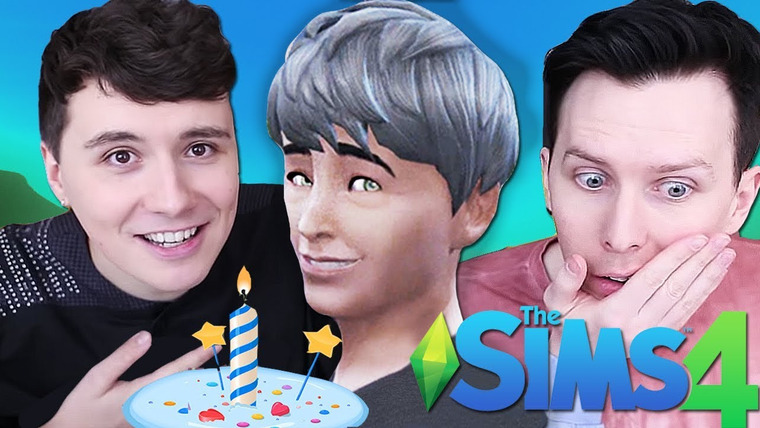Dan and Phil — s05e48 — DIL BECOMES AN ELDER - Dan and Phil Play: Sims 4 #58