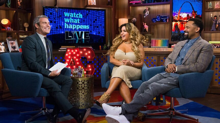 Watch What Happens Live — s13e65 — Mercedes Javid & Mike Epps