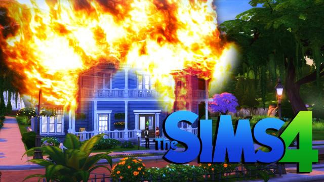 Jacksepticeye — s03e547 — THE ROOF IS ON FIRE!!! | The Sims 4 - Part 3