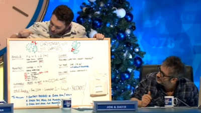 8 Out of 10 Cats Does Countdown — s05 special-1 — Christmas Special: David Baddiel, Kathy Burke, Alex Horne and The Horne Section