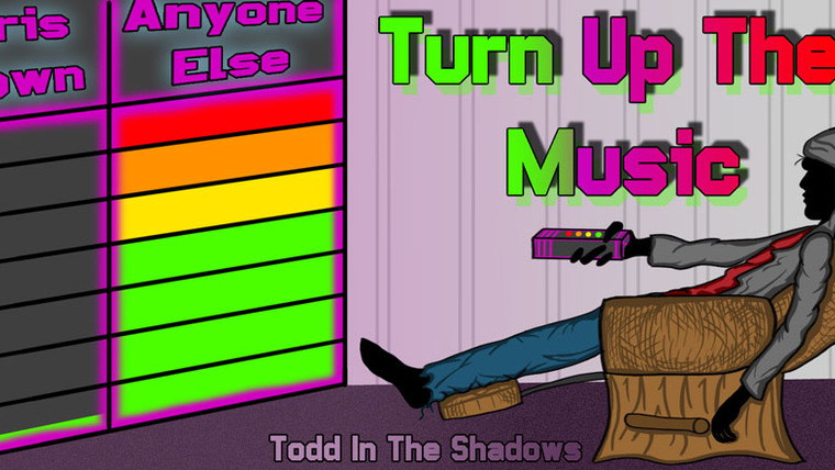 Todd in the Shadows — s04e11 — "Turn Up the Music" by Chris Brown