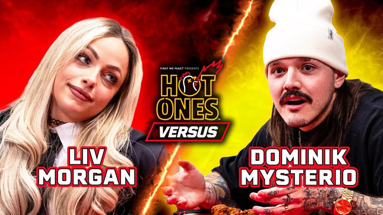 Hot Ones Versus — s2025e12 — Liv Morgan vs. Dominik Mysterio