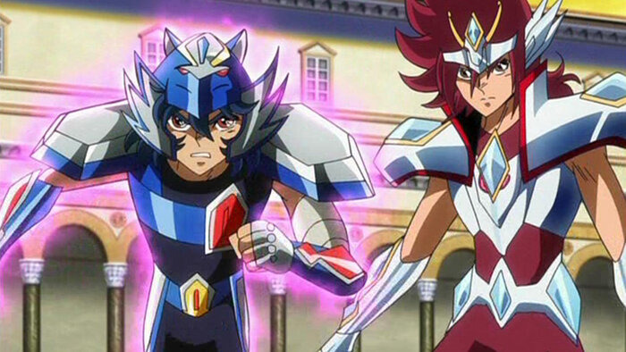 Saint Seiya Omega — s02e35 — The Secret of the Cloths! A New Power is Activated!