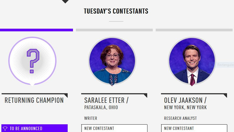 Jeopardy! — s2018e02 — Rick Terpstra Vs. Lori Goodman Vs. Becky Warren, show # 7752.