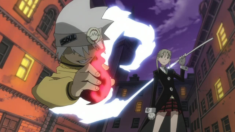 Пожиратель душ — s01e01 — Resonance of the Soul - Soul=Eater, Want to Become a Death Scythe?