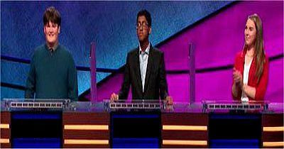 Jeopardy! — s2019e123 — Mackenzie Jones Vs. Signe Peterson Fourmy Vs. Greg Kihm, Show # 8103.